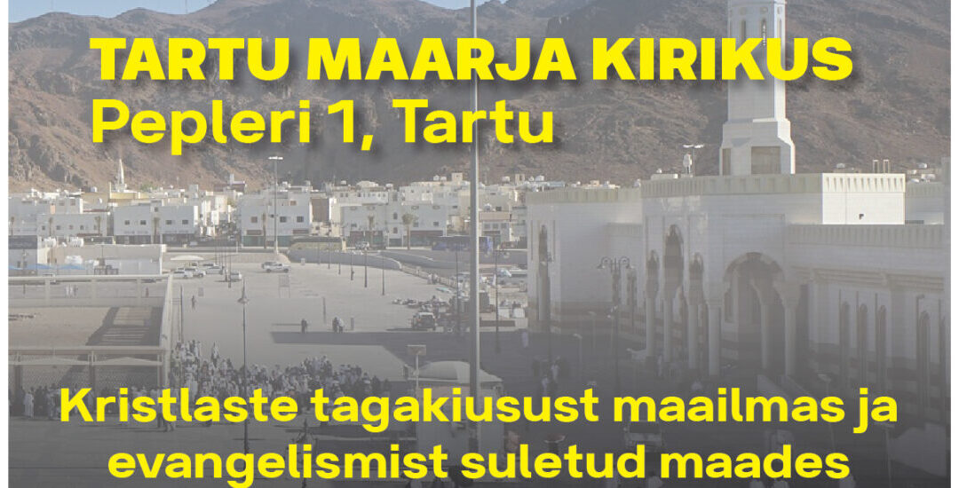 Märtrite Hääle teenistus 31. mail kell 14 Tartu Maarja kirikus